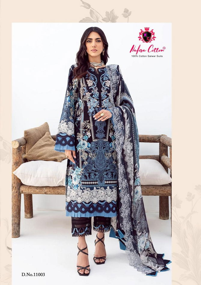 Nafisa Sahil Vol 11 Karachi Cotton Dress Material Catalog
